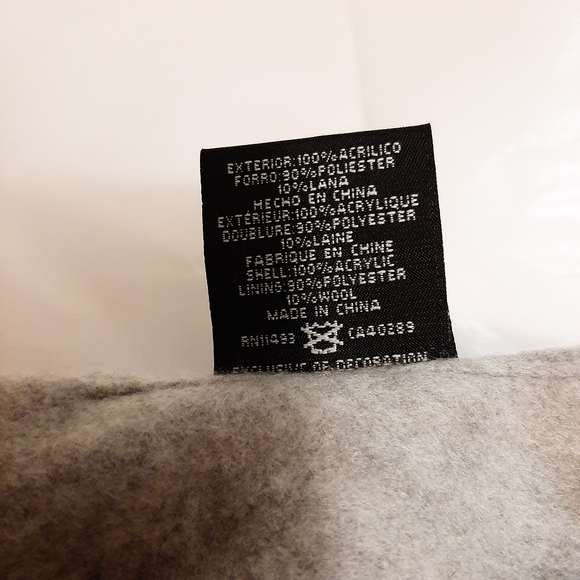 NFL Knit Hat Fleece lined Super Bowl 50 Panthers Patch Gray Black - Picture 11 of 12